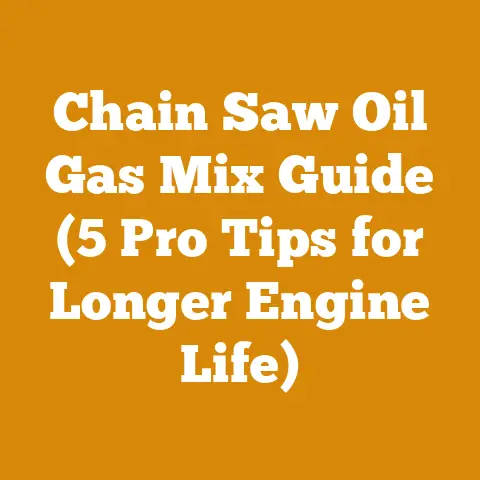 Chain Saw Oil Gas Mix Guide (5 Pro Tips for Longer Engine Life)