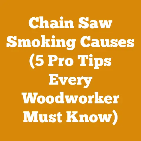 Chain Saw Smoking Causes (5 Pro Tips Every Woodworker Must Know)