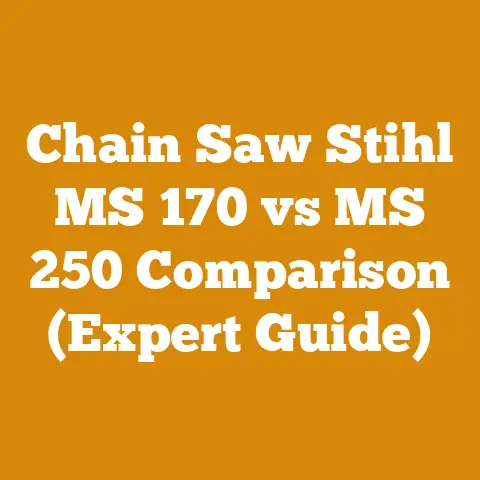 Chain Saw Stihl MS 170 vs MS 250 Comparison (Expert Guide)