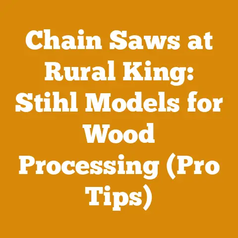 Chain Saws at Rural King: Stihl Models for Wood Processing (Pro Tips)