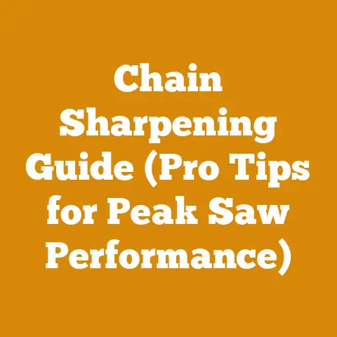 Chain Sharpening Guide (Pro Tips for Peak Saw Performance)