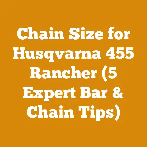 Chain Size for Husqvarna 455 Rancher (5 Expert Bar & Chain Tips)
