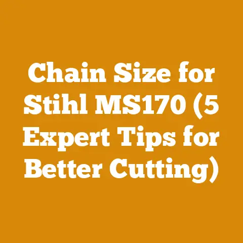 Chain Size for Stihl MS170 (5 Expert Tips for Better Cutting)