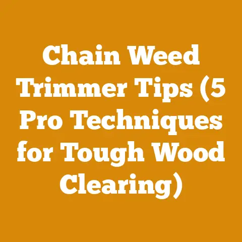 Chain Weed Trimmer Tips (5 Pro Techniques for Tough Wood Clearing)