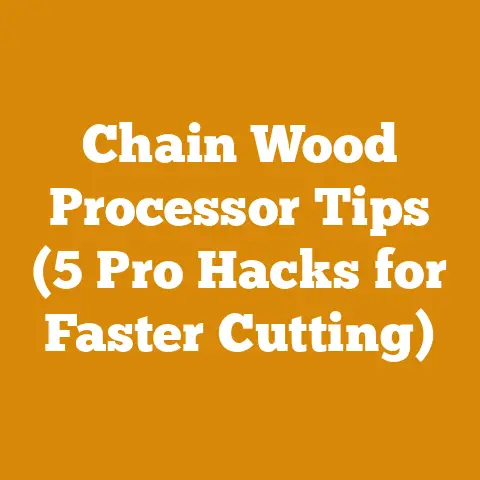Chain Wood Processor Tips (5 Pro Hacks for Faster Cutting)