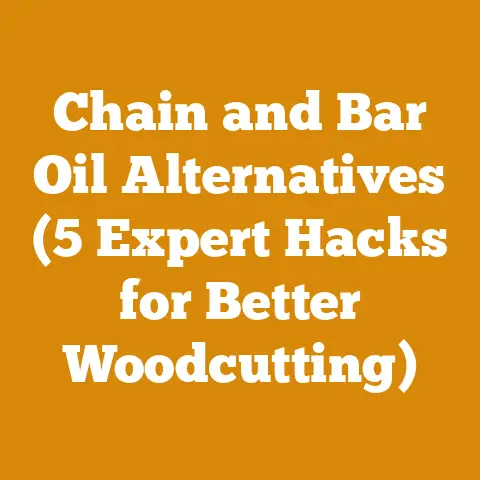 Chain and Bar Oil Alternatives (5 Expert Hacks for Better Woodcutting)