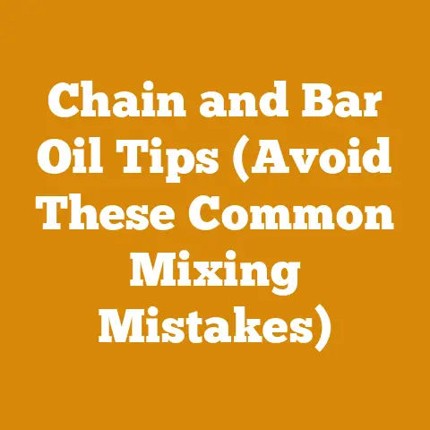 Chain and Bar Oil Tips (Avoid These Common Mixing Mistakes)