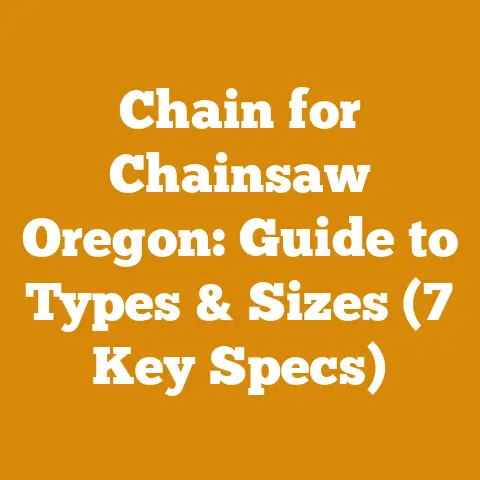 Chain for Chainsaw Oregon: Guide to Types & Sizes (7 Key Specs)