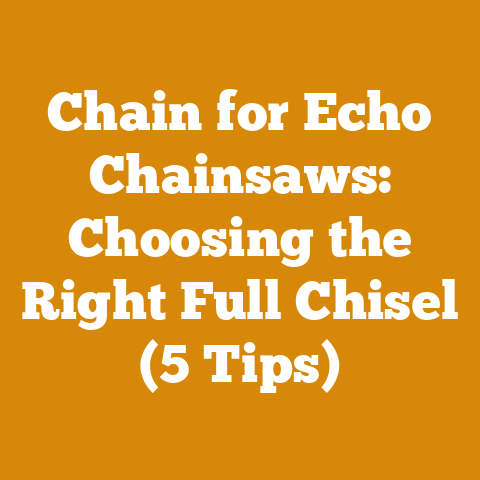 Chain for Echo Chainsaws: Choosing the Right Full Chisel (5 Tips)