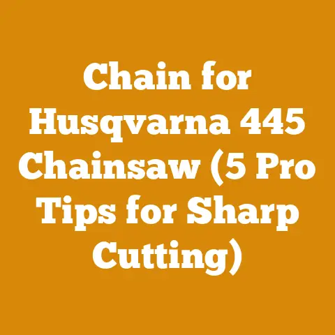 Chain for Husqvarna 445 Chainsaw (5 Pro Tips for Sharp Cutting)