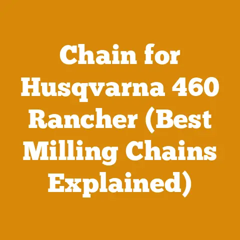 Chain for Husqvarna 460 Rancher (Best Milling Chains Explained)