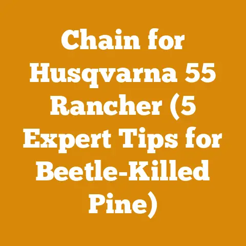 Chain for Husqvarna 55 Rancher (5 Expert Tips for Beetle-Killed Pine)