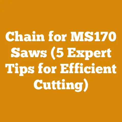 Chain for MS170 Saws (5 Expert Tips for Efficient Cutting)