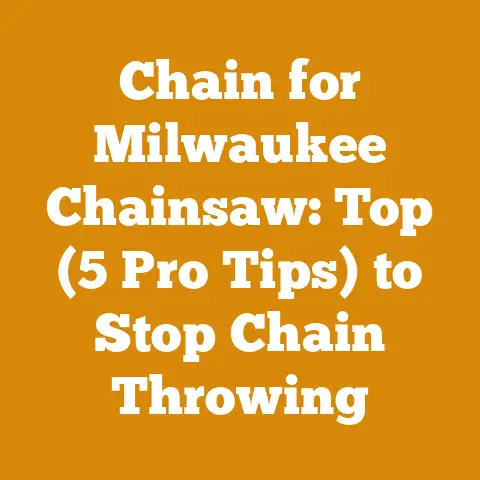 Chain for Milwaukee Chainsaw: Top (5 Pro Tips) to Stop Chain Throwing