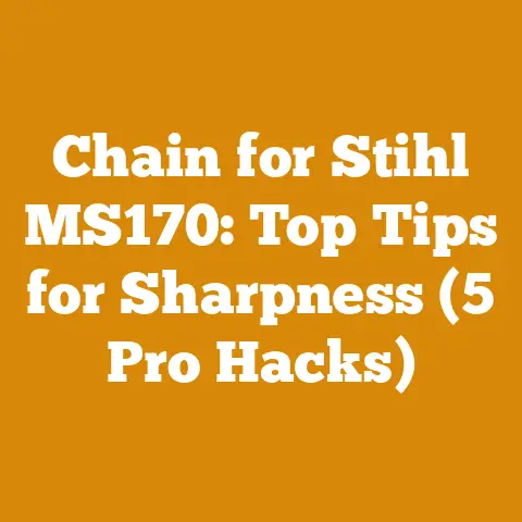 Chain for Stihl MS170: Top Tips for Sharpness (5 Pro Hacks)