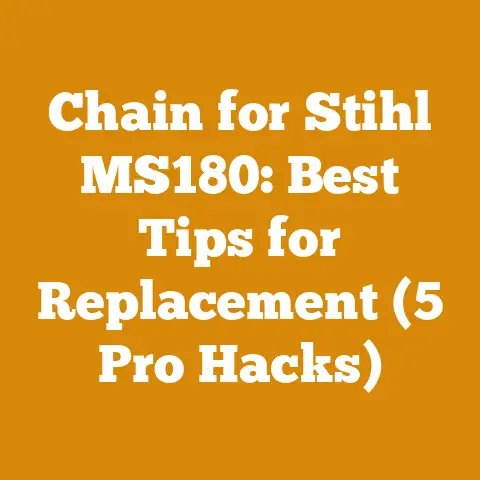 Chain for Stihl MS180: Best Tips for Replacement (5 Pro Hacks)