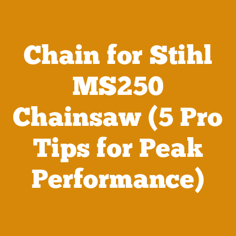 Chain for Stihl MS250 Chainsaw (5 Pro Tips for Peak Performance)