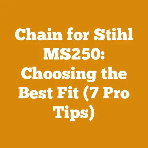 Chain for Stihl MS250: Choosing the Best Fit (7 Pro Tips)