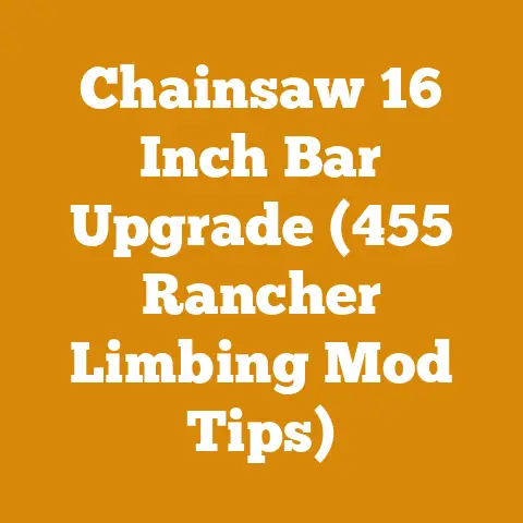 Chainsaw 16 Inch Bar Upgrade (455 Rancher Limbing Mod Tips)