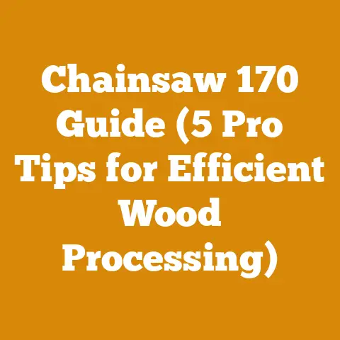 Chainsaw 170 Guide (5 Pro Tips for Efficient Wood Processing)
