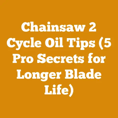 Chainsaw 2 Cycle Oil Tips (5 Pro Secrets for Longer Blade Life)