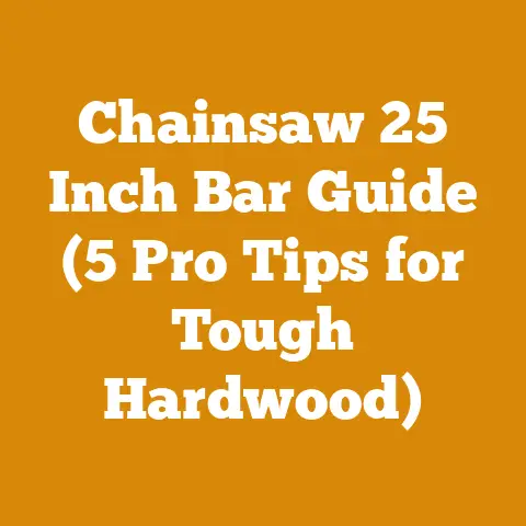 Chainsaw 25 Inch Bar Guide (5 Pro Tips for Tough Hardwood)