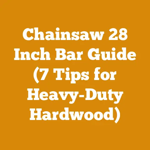 Chainsaw 28 Inch Bar Guide (7 Tips for Heavy-Duty Hardwood)