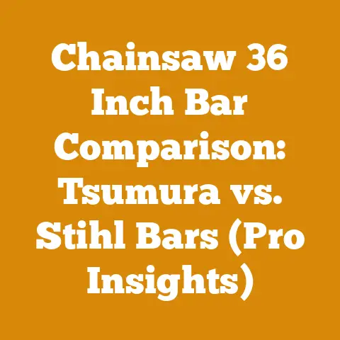 Chainsaw 36 Inch Bar Comparison: Tsumura vs. Stihl Bars (Pro Insights)