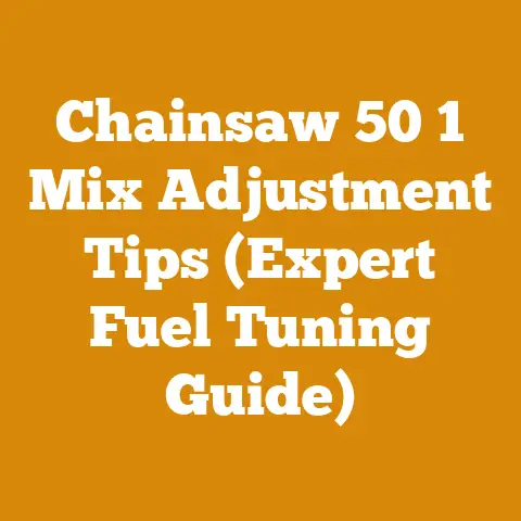 Chainsaw 50 1 Mix Adjustment Tips (Expert Fuel Tuning Guide)