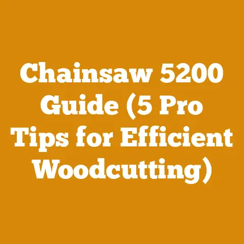 Chainsaw 5200 Guide (5 Pro Tips for Efficient Woodcutting)