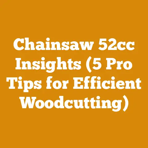 Chainsaw 52cc Insights (5 Pro Tips for Efficient Woodcutting)