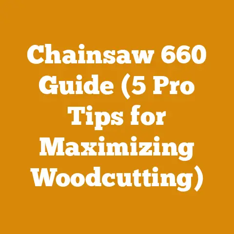 Chainsaw 660 Guide (5 Pro Tips for Maximizing Woodcutting)