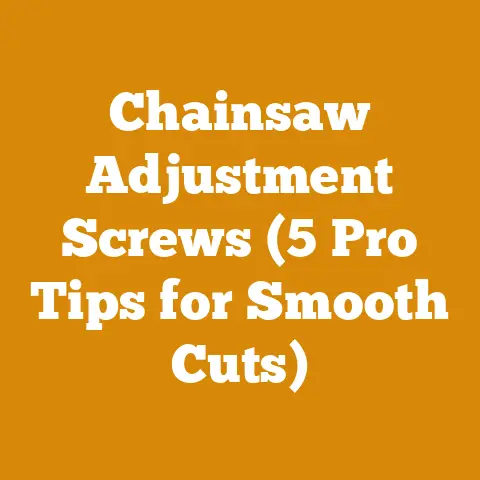 Chainsaw Adjustment Screws (5 Pro Tips for Smooth Cuts)