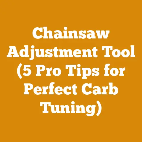 Chainsaw Adjustment Tool (5 Pro Tips for Perfect Carb Tuning)