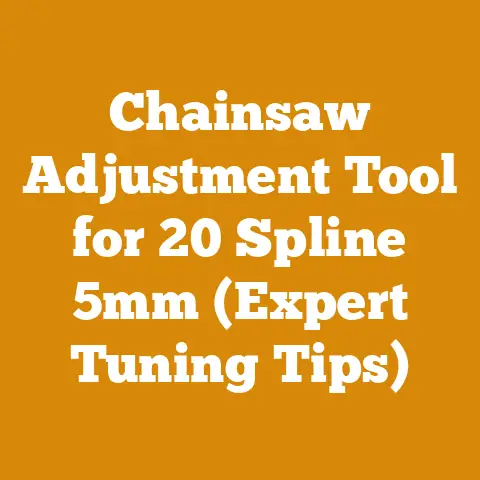 Chainsaw Adjustment Tool for 20 Spline 5mm (Expert Tuning Tips)