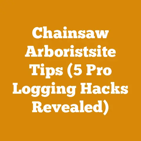 Chainsaw Arboristsite Tips (5 Pro Logging Hacks Revealed)