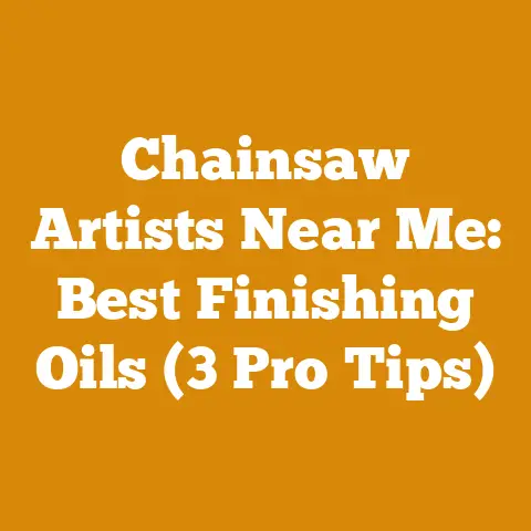 Chainsaw Artists Near Me: Best Finishing Oils (3 Pro Tips)