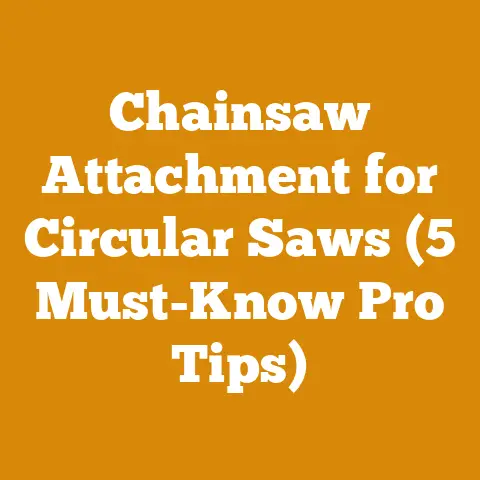Chainsaw Attachment for Circular Saws (5 Must-Know Pro Tips)