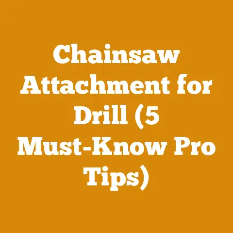 Chainsaw Attachment for Drill (5 Must-Know Pro Tips)