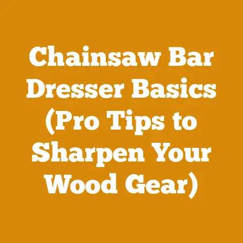 Chainsaw Bar Dresser Basics (Pro Tips to Sharpen Your Wood Gear)
