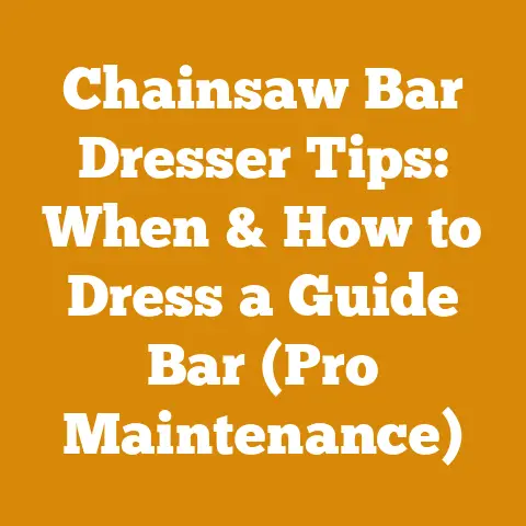 Chainsaw Bar Dresser Tips: When & How to Dress a Guide Bar (Pro Maintenance)