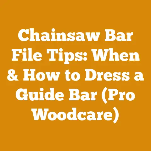 Chainsaw Bar File Tips: When & How to Dress a Guide Bar (Pro Woodcare)