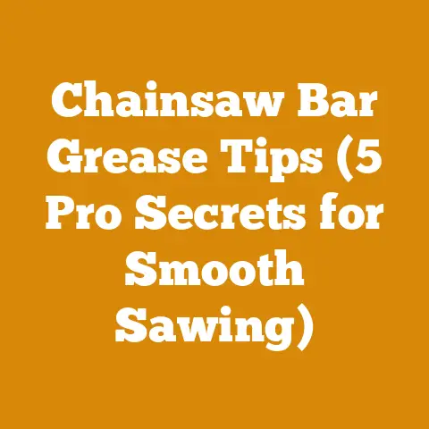Chainsaw Bar Grease Tips (5 Pro Secrets for Smooth Sawing)