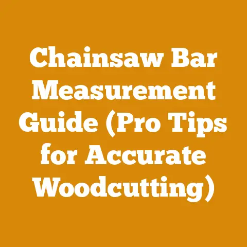 Chainsaw Bar Measurement Guide (Pro Tips for Accurate Woodcutting)