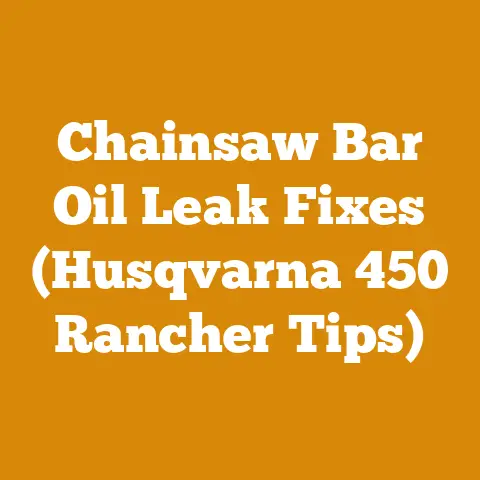 Chainsaw Bar Oil Leak Fixes (Husqvarna 450 Rancher Tips)