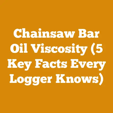 Chainsaw Bar Oil Viscosity (5 Key Facts Every Logger Knows)