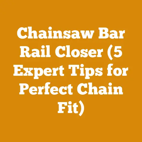 Chainsaw Bar Rail Closer (5 Expert Tips for Perfect Chain Fit)