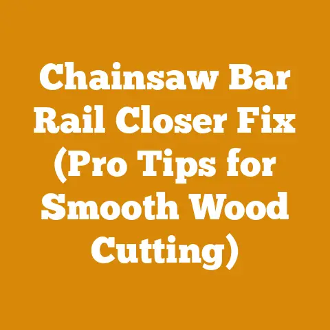 Chainsaw Bar Rail Closer Fix (Pro Tips for Smooth Wood Cutting)