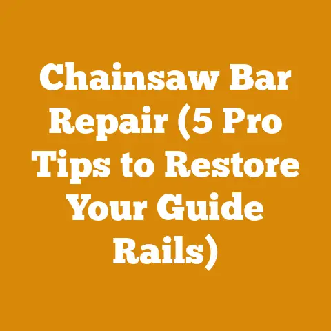 Chainsaw Bar Repair (5 Pro Tips to Restore Your Guide Rails)