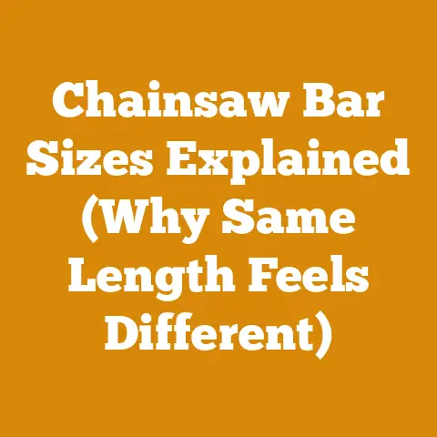 Chainsaw Bar Sizes Explained (Why Same Length Feels Different)